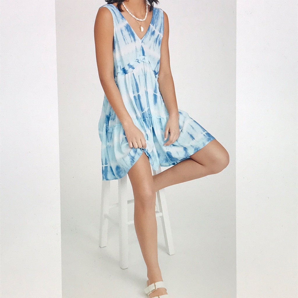 Tiare Hawaii Lilikoi Cover-Up Mini Dress O/S New Without Tags